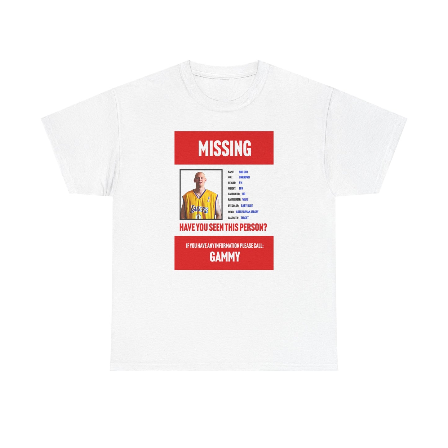Missing Bro Tee