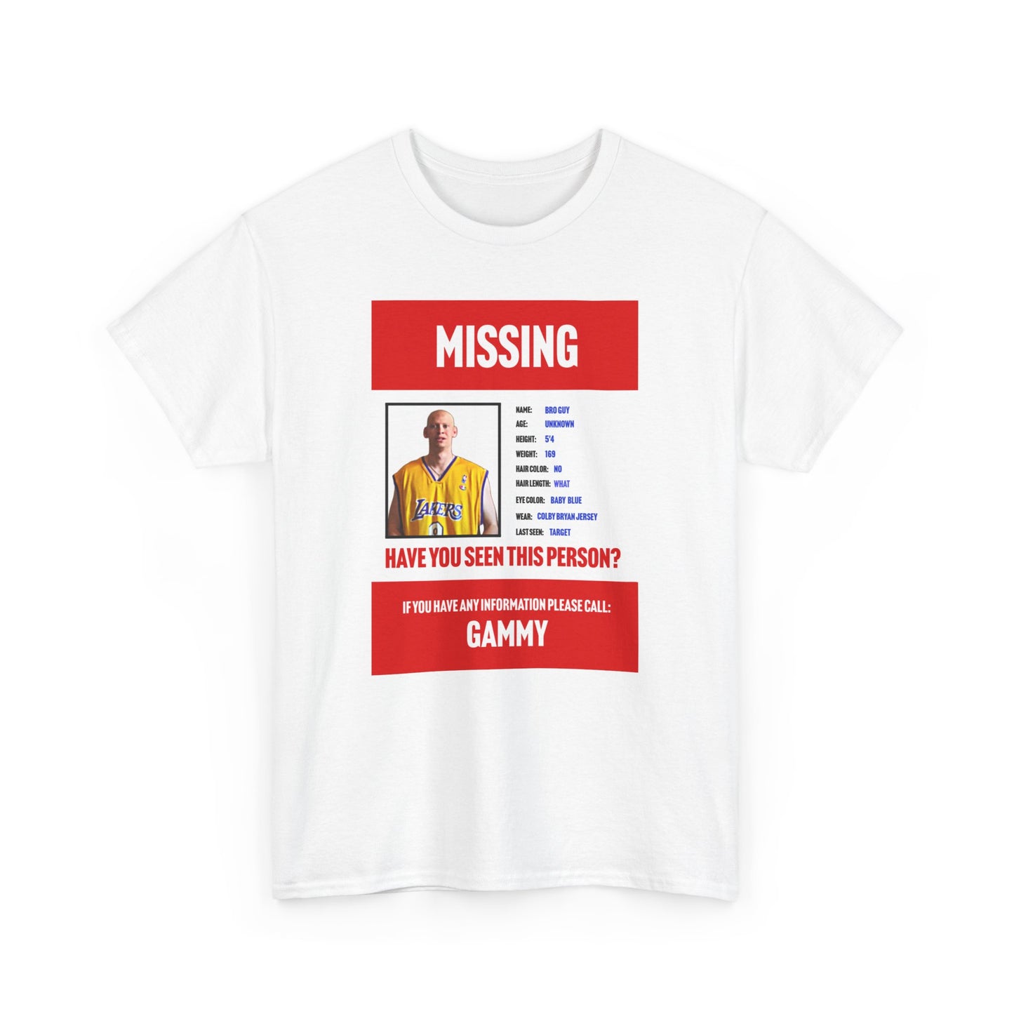 Missing Bro Tee